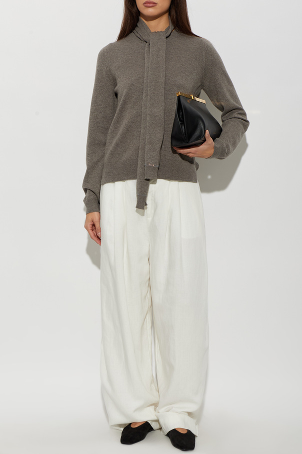Fabiana Filippi Sweater with Detachable Scarf
