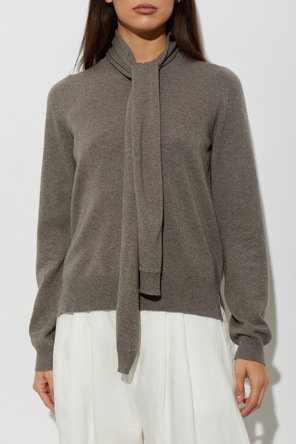 Fabiana Filippi Sweater with Detachable Scarf