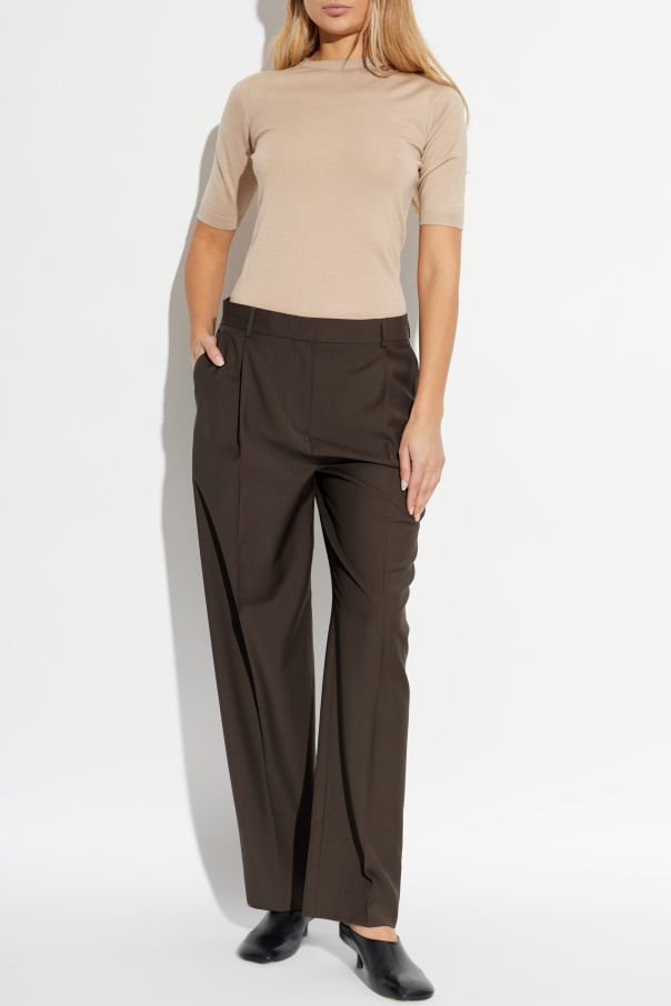 Fabiana Filippi Top with a round neckline
