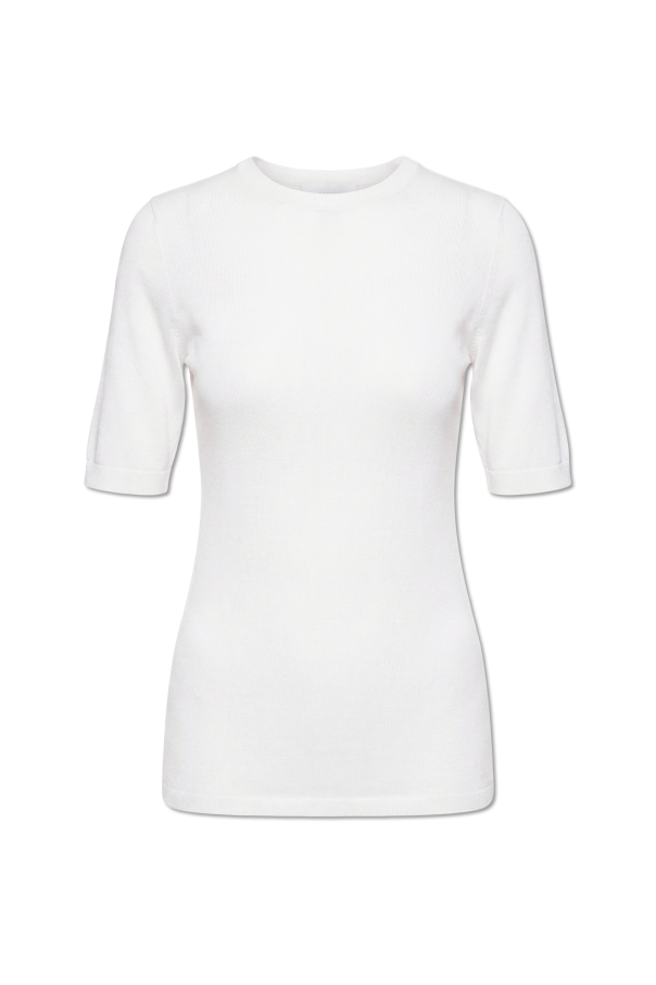 Cashmere top with a crew neckline od Fabiana Filippi