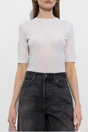 Fabiana Filippi Cashmere top with a crew neckline