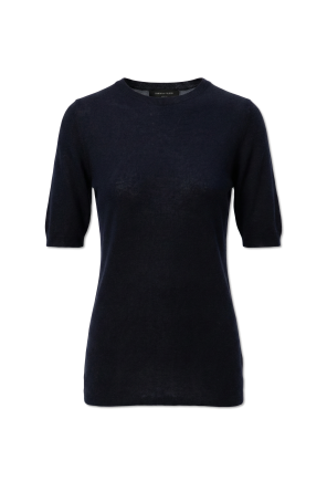 Top with a round neckline