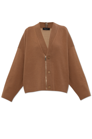 Strickjacke mit V-Ausschnitt