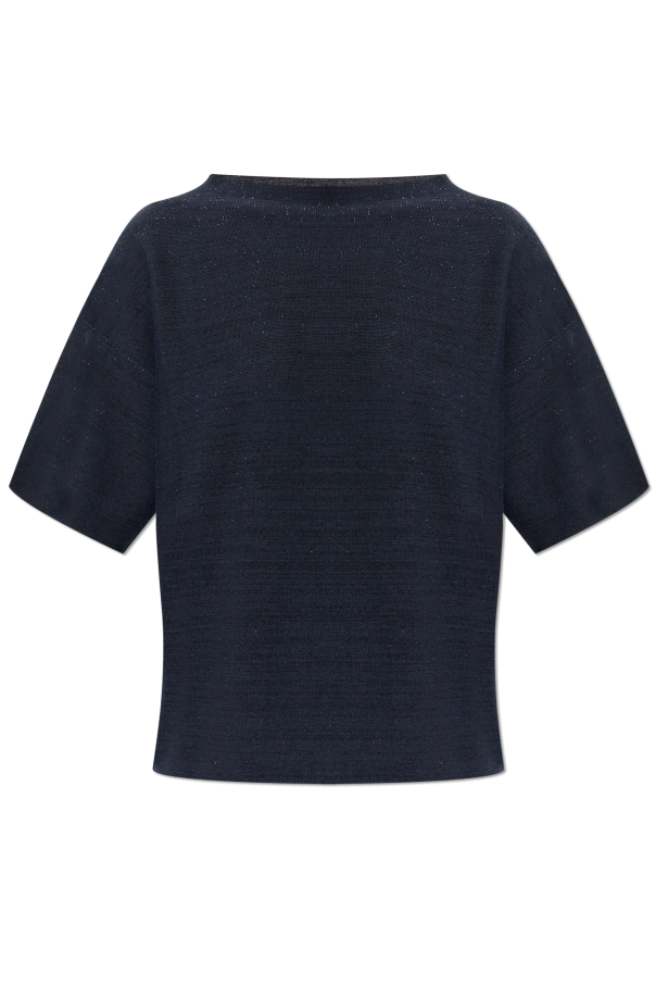 Fabiana Filippi Top z lureksową nicią