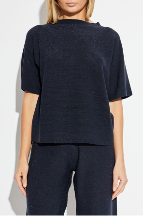 Fabiana Filippi Top z lureksową nicią