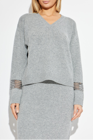 Fabiana Filippi Pullover mit glänzenden Pailletten