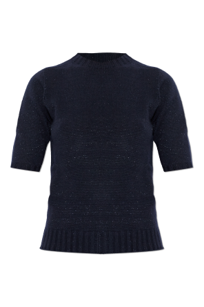 Top with lurex thread