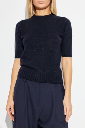 Fabiana Filippi Top mit Lurexfaden