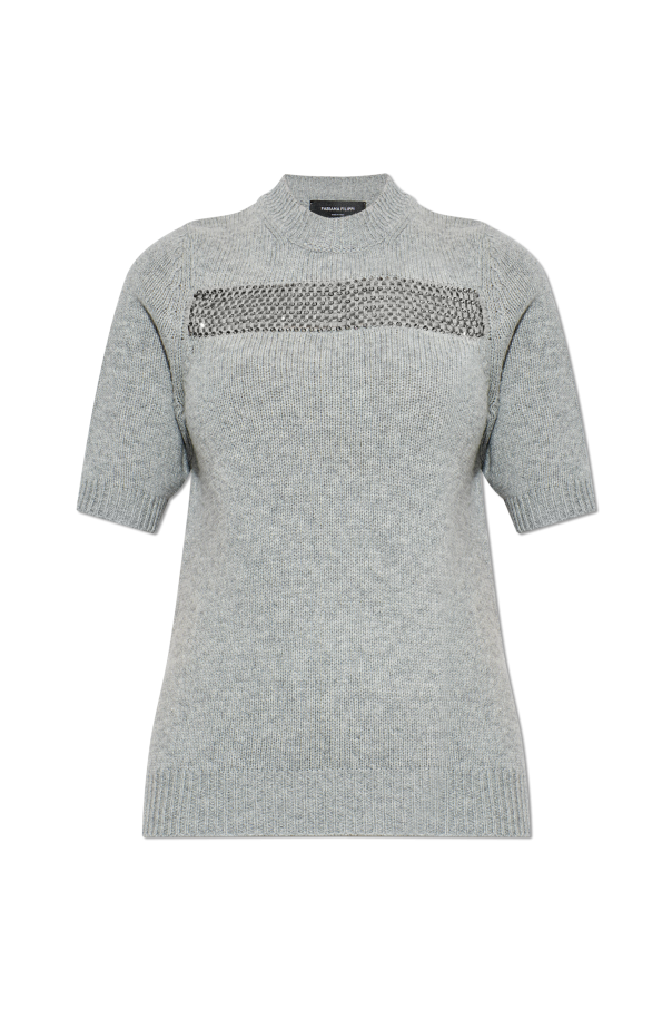 Fabiana Filippi Top mit glänzenden Pailletten