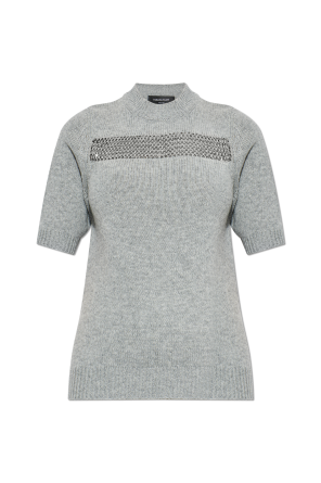 Top mit glänzenden Pailletten