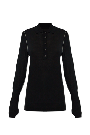 Wool polo shirt ‘Martel’