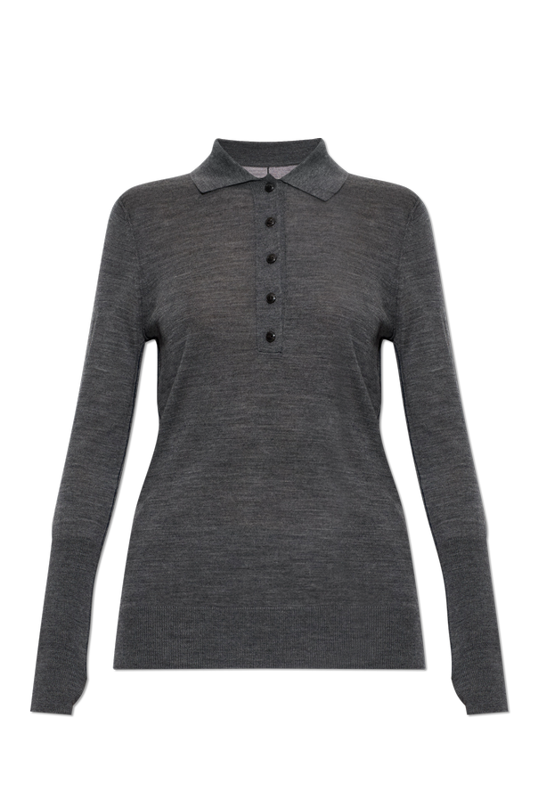 Wool polo shirt ‘Martel’ od AllSaints