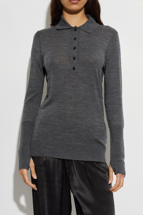 AllSaints Polo de lã ‘Martel’