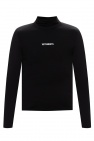 VETEMENTS BLACK Band collar top