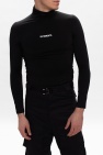 VETEMENTS BLACK Band collar top