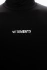 VETEMENTS BLACK Band collar top