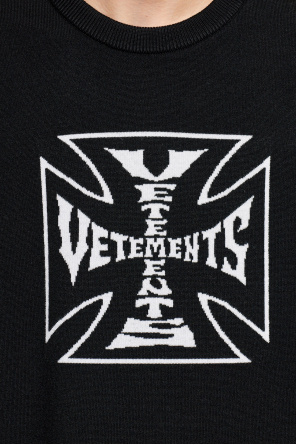 VETEMENTS Wool sweater with a crew neck