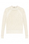 AllSaints cream ‘Mesh’ sweater