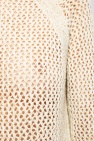 AllSaints cream ‘Mesh’ sweater