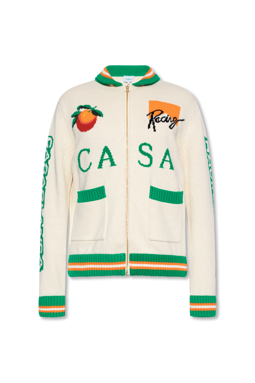 Casablanca Cardigan with logo