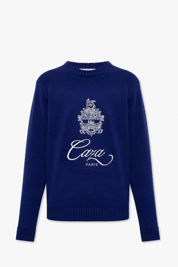 Casablanca Wool Primegreen sweater with logo