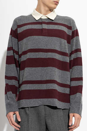 FRAME Wool long sleeve polo
