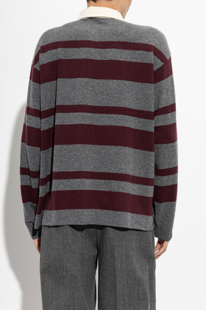 FRAME Wool long sleeve polo