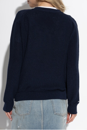 MCM Cardigan with embroidered logo