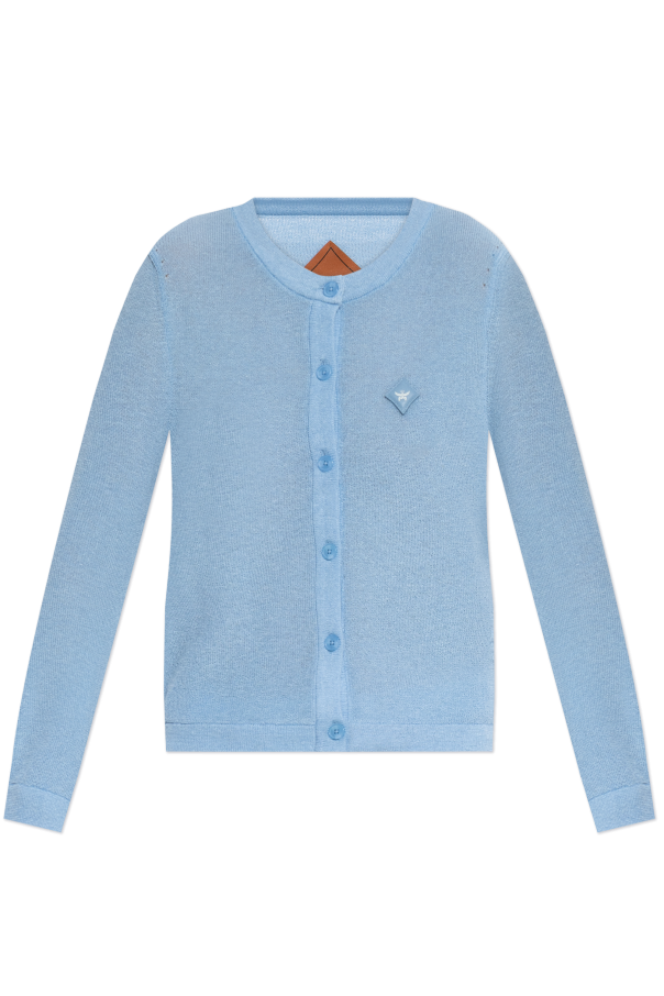 Cardigan with logo patch, zdjęcie 1 Cardigan with logo patch od MCM