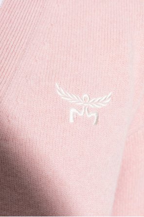 MCM Cardigan with embroidered logo