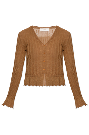 Cardigan with Lurex Thread