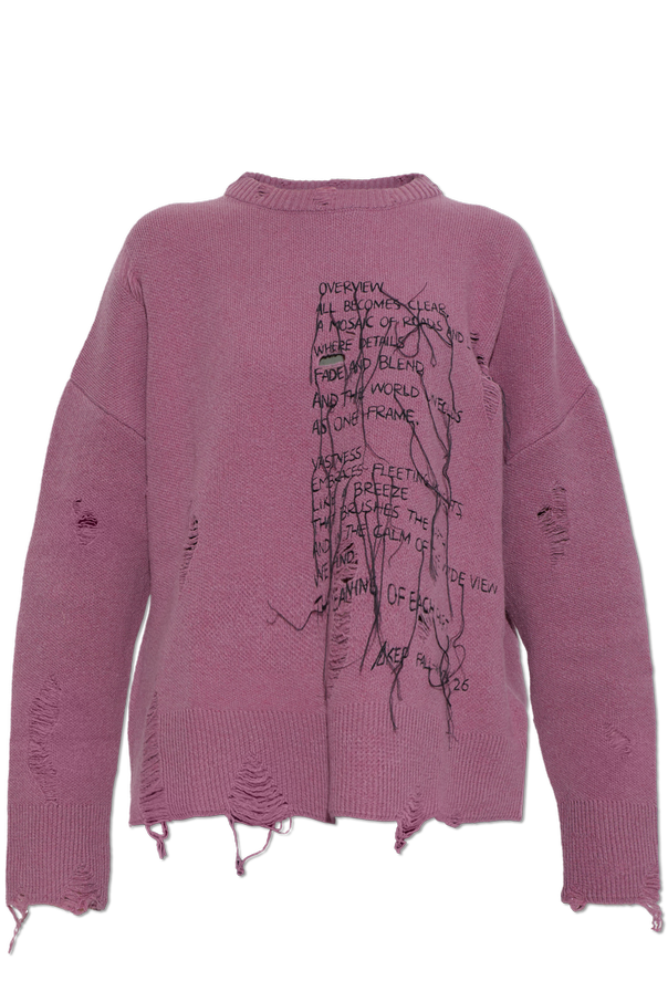 ‘vintage’-effect sweater od Akep