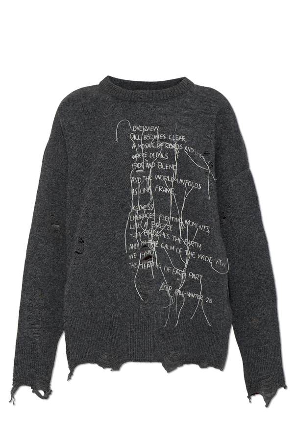 Sweater with a vintage effect od Akep