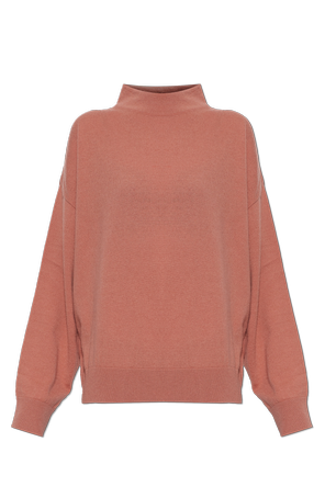 Wool sweater with back cut-out