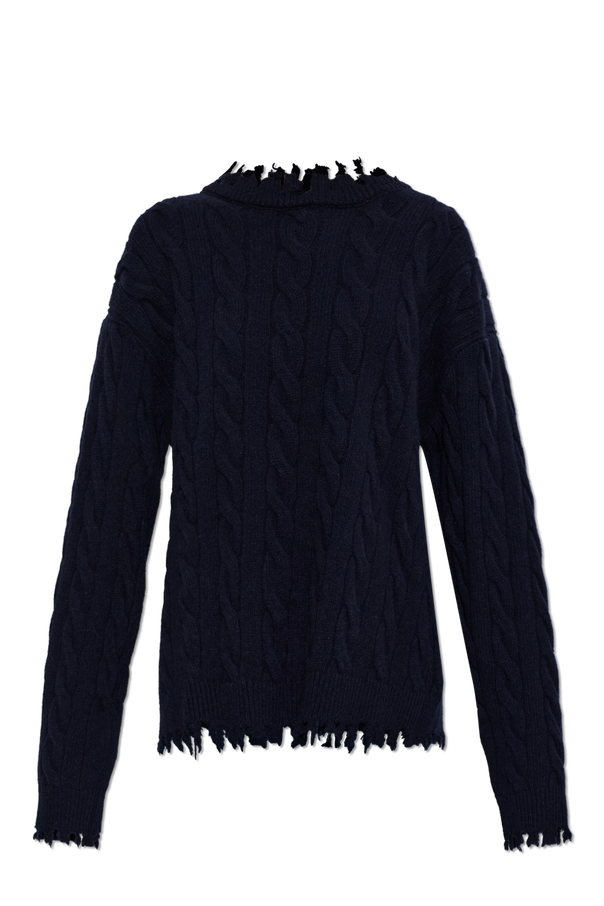 Wool sweater with a ‘vintage’ effect od Akep