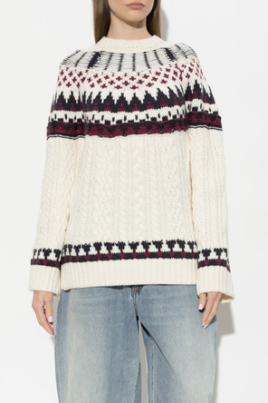 Akep Wool sweater with decorative knit