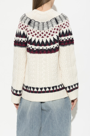 Akep Wool sweater with decorative knit