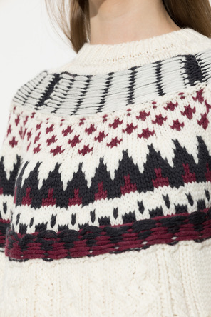 Akep Wool sweater with decorative knit
