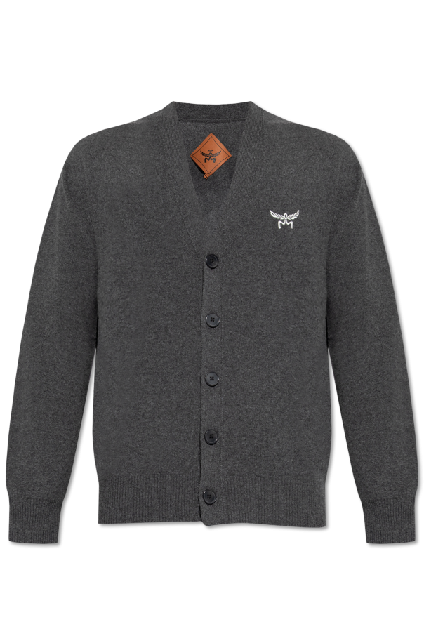 Cardigan with embroidered logo, zdjęcie 1 Cardigan with embroidered logo od MCM