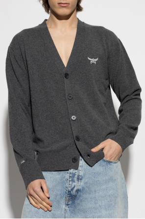 MCM Cardigan mit gesticktem Logo