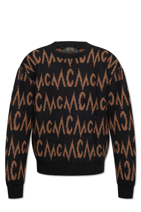 IetpShops HK - philipp plein zebra print hoodie item - Black Cashmere  sweater MCM