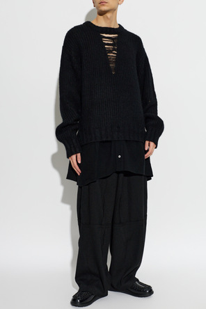 SONGZIO Combined-material sweater
