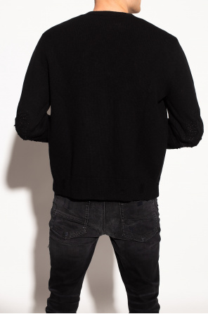 Amiri Cashmere cardigan with logo