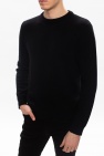 Amiri Cashmere logo-patch sweater