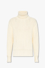funnel neck knitted jacket