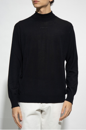 Bally Turtleneck Parker sweater with logo
