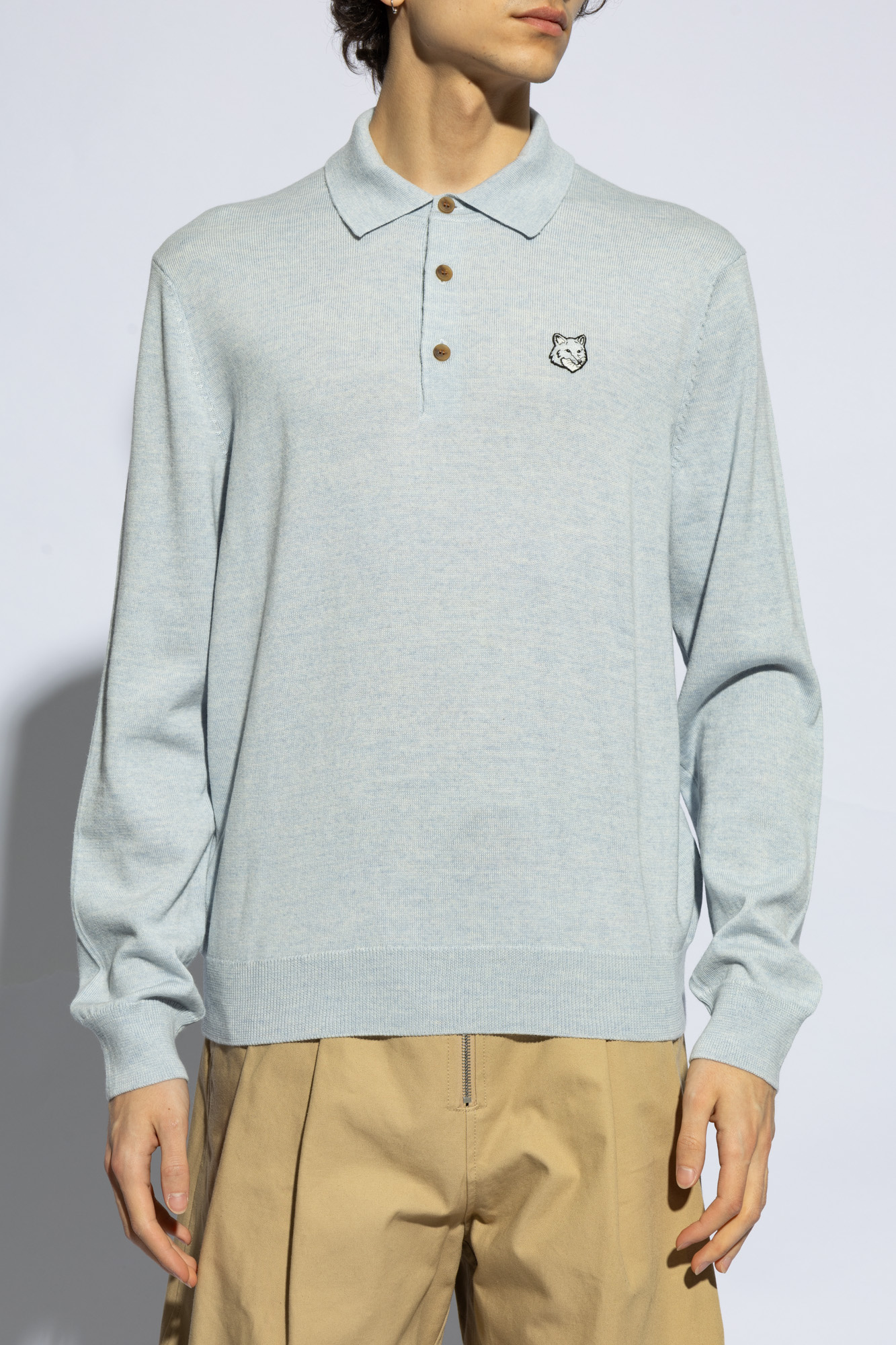 Maison Kitsuné Wool polo shirt