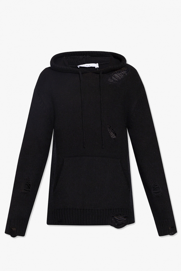Iro ‘Noris’ hooded Denim sweater