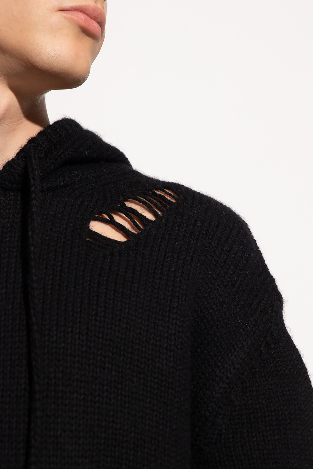 Iro ‘Noris’ hooded Black sweater
