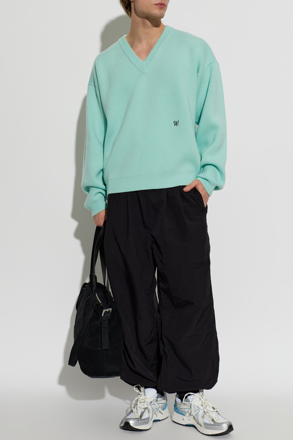 Willy Chavarria Wool Sweater ‘Chavarria V-Neck’